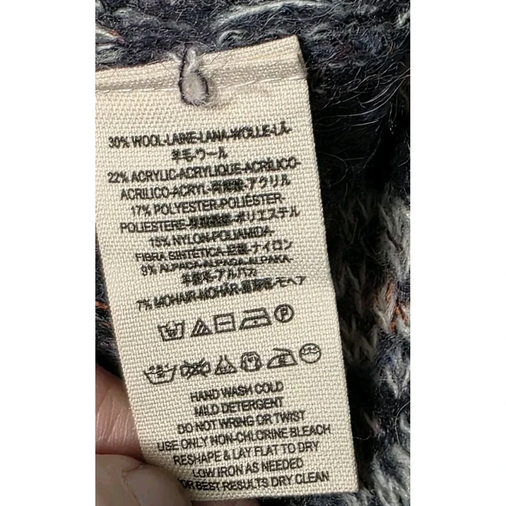 Free People Womens Be The One Poncho Size XSmall Wool Blend Sweater